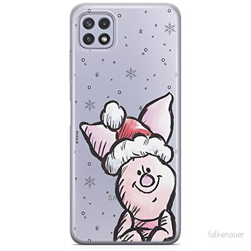 ERT GROUP mobiltelefonfodral för Samsung A22 5G originalt och officiellt licensierat Disney mönster Winnie the Pooh and friends 027 anpassad till formen på mobiltelefonen, gedeeltelijk transparant 5903932802443