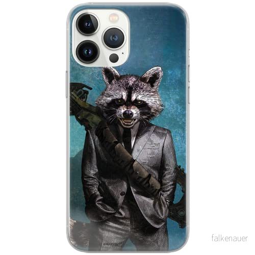 ERT GROUP mobiltelefonfodral för Samsung F62 / M62 originalt och officiellt licensierat Marvel mönster Rocket 002 optimalt anpassad till formen på mobiltelefonen, fodral tillverkad av TPU plast 5904805534980