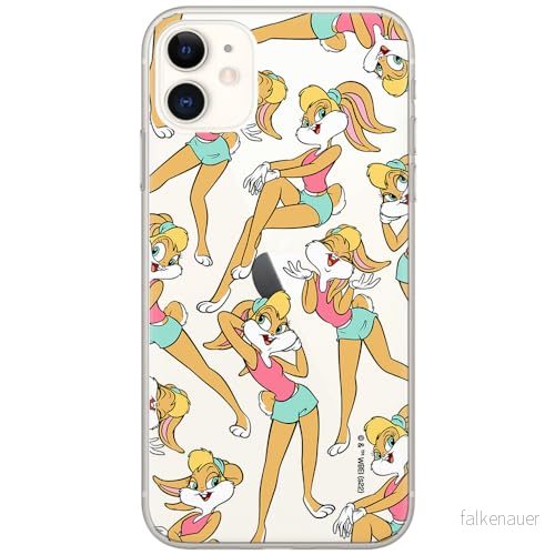 ERT GROUP mobiltelefonfodral för Iphone 11 originalt och officiellt licensierat Looney Tunes mönster Lola 003 optimalt anpassad till formen på mobiltelefonen, gedeeltelijk transparant 5905511638375