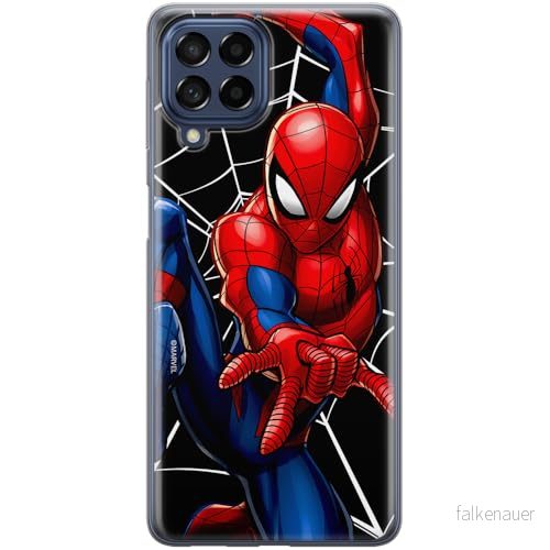 ERT GROUP mobiltelefonfodral för Samsung M53 5G originalt och officiellt licensierat Marvel mönster Spider Man 039 optimalt anpassad till formen på mobiltelefonen, fodral tillverkad av TPU plast 5905795014933