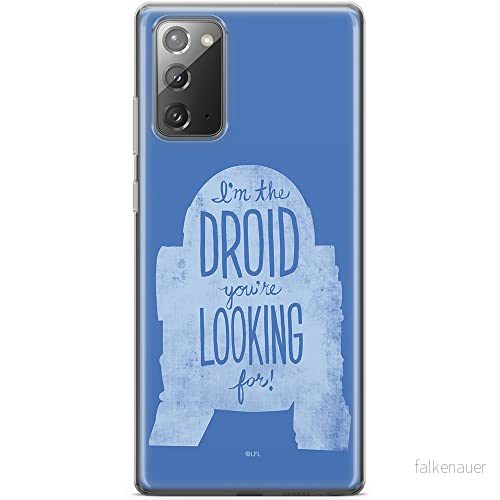 ERT GROUP mobiltelefonfodral för Samsung GALAXY NOTE 20 originalt och officiellt licensierat Star Wars mönster R2D2 006 optimalt anpassad till formen på mobiltelefonen, fodral tillverkad av TPU plast 5903040456774