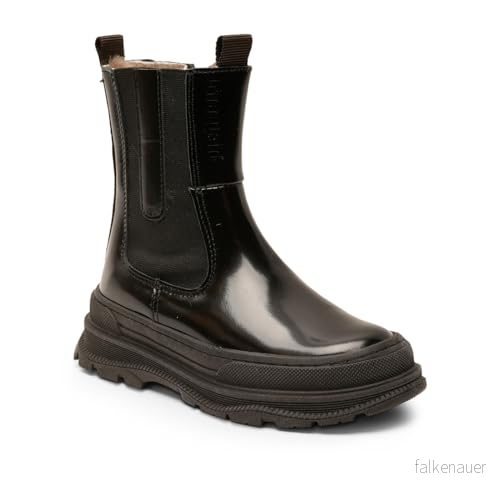 Bisgaard Mila Lamb Fashion Boot Girls & Girls, Svart polygon, 32 EU 5715243691889
