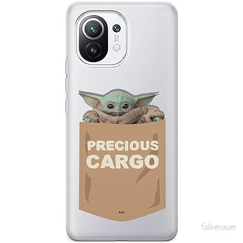 ERT GROUP mobiltelefonfodral för Xiaomi 11 originalt och officiellt licensierat Star Wars mönster Baby Yoda 030 optimalt anpassad till formen på mobiltelefonen, gedeeltelijk transparant 5905511750190