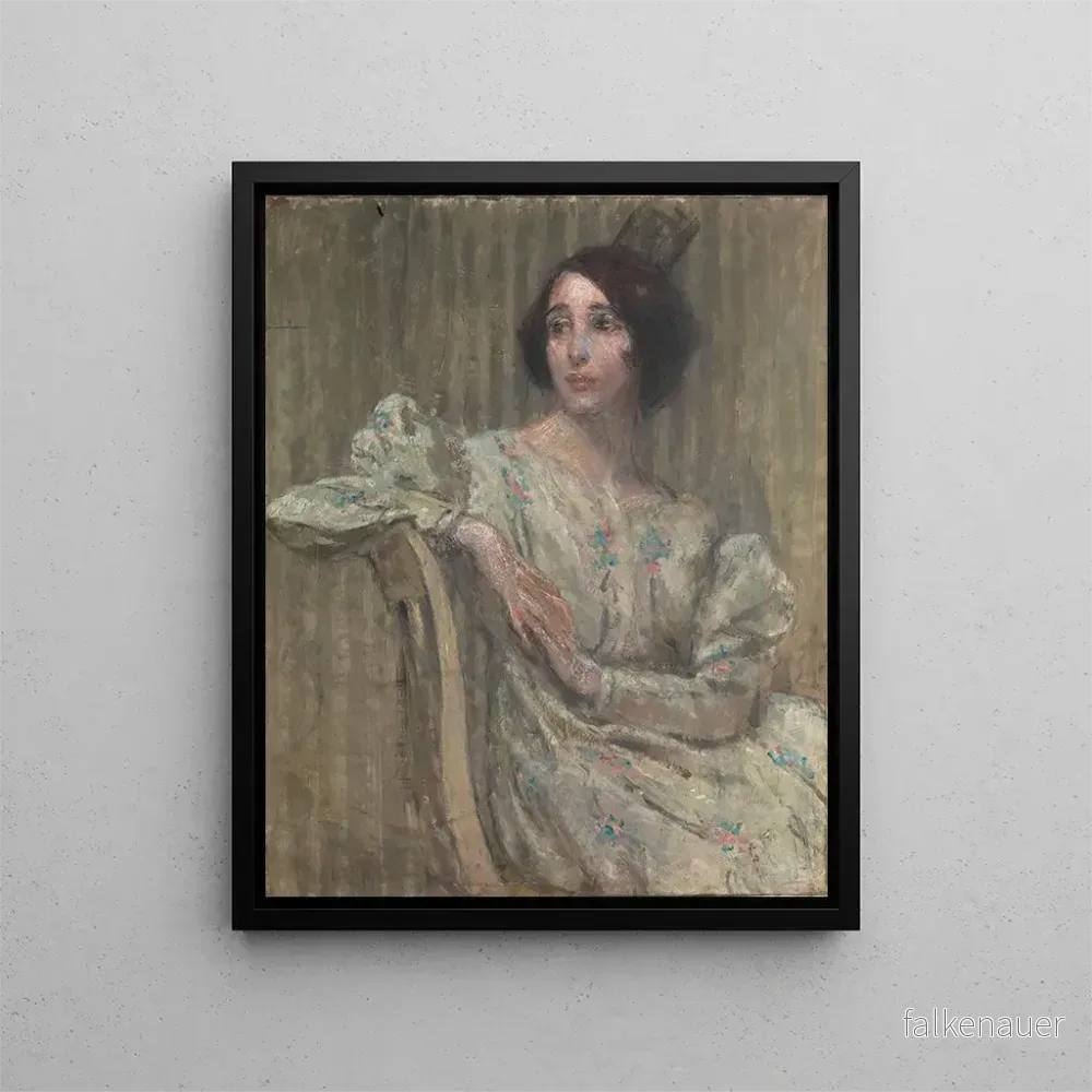 Målning Señorita espagnole - Alice Pike Barney | Konsttryck
