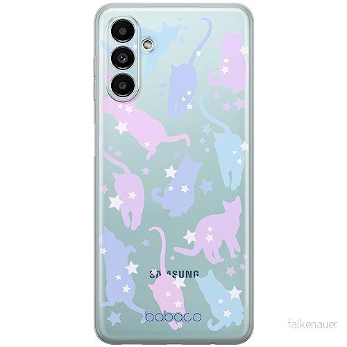 ERT GROUP mobiltelefonfodral för Samsung A13 5G/A04S originalt och officiellt licensierat Babaco mönster Cats 016 optimalt anpassad till formen på mobiltelefonen, gedeeltelijk transparant 5905131104946
