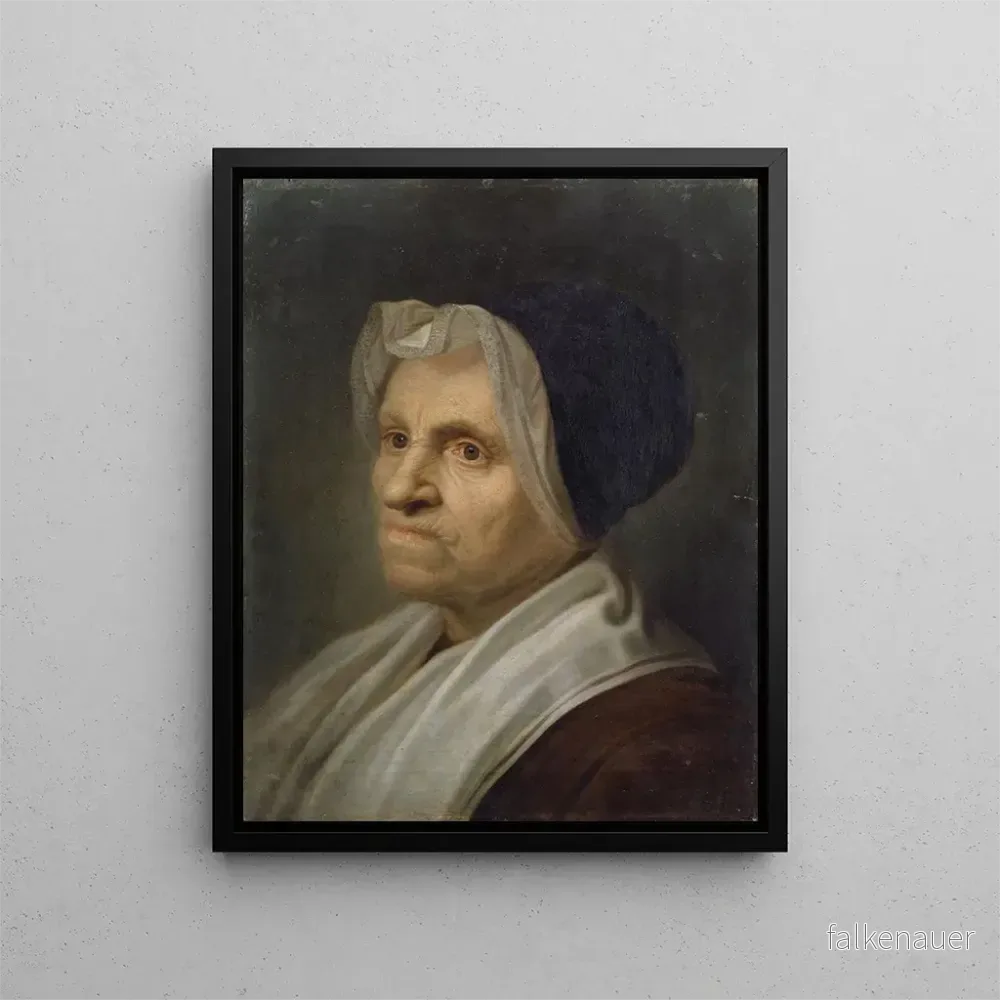 Målning Buste d'une vieille femme - Balthasar Denner | Konsttryck