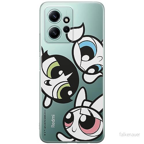 ERT GROUP mobiltelefonfodral för Xiaomi REDMI NOTE 12 4G originalt och officiellt licensierat The Powerpuff Girls mönster 014 optimalt anpassad till formen på mobiltelefonen, gedeeltelijk transparant 5905511963422