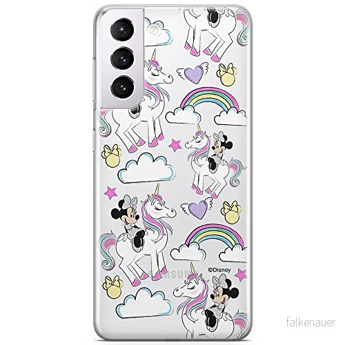 ERT GROUP mobiltelefonfodral för Samsung S21 originalt och officiellt licensierat Disney mönster Minnie 037 optimalt anpassad till formen på mobiltelefonen, gedeeltelijk transparant 5903932298475