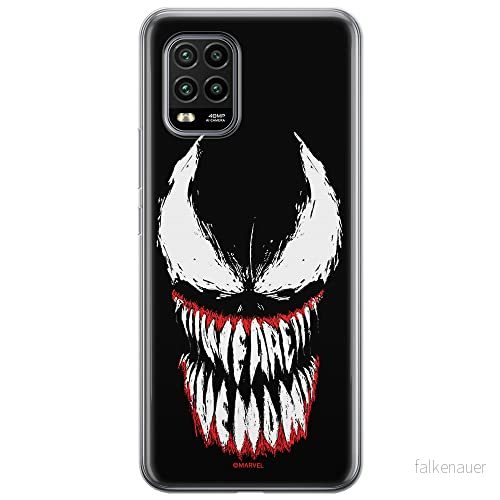 ERT GROUP mobiltelefonfodral för Xiaomi MI 10 LITE originalt och officiellt licensierat Marvel mönster Venom 005 optimalt anpassad till formen på mobiltelefonen, fodral tillverkad av TPU plast 5904805209864