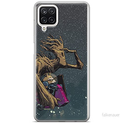 ERT GROUP mobiltelefonfodral för Samsung A12 / M12 originalt och officiellt licensierat Marvel mönster Guardians of the Galaxy 003, fodral tillverkad av TPU plast 5903040104699