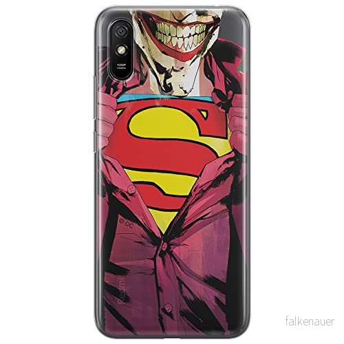 ERT GROUP mobiltelefonfodral för Xiaomi REDMI 9A originalt och officiellt licensierat DC mönster Joker 003 Vit optimalt anpassad till formen på mobiltelefonen, gedeeltelijk transparant 5903040295595