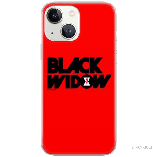 ERT GROUP mobiltelefonfodral för Iphone 13 MINI originalt och officiellt licensierat Marvel mönster Black Widow 010 Vit optimalt anpassad till formen på mobiltelefonen, fodral tillverkad av TPU plast 5903932844429