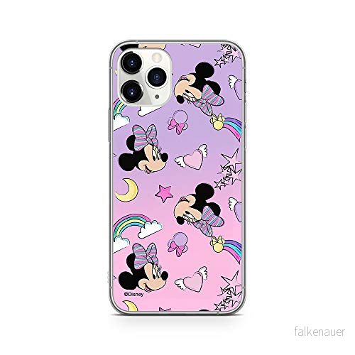 ERT GROUP mobiltelefonfodral för Apple Iphone 11 PRO MAX originalt och officiellt licensierat Disney mönster Minnie 031 Vit anpassad till formen på mobiltelefonen, fodral tillverkad av TPU plast 5902980822168