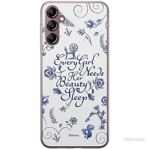 ERT GROUP mobiltelefonfodral för Samsung A14 4G/5G originalt och officiellt licensierat Disney mönster Aurora 002 optimalt anpassad till formen på mobiltelefonen, fodral tillverkad av TPU plast 5905511832605
