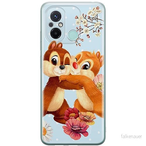 ERT GROUP mobiltelefonfodral för Xiaomi REDMI 12C/ 11A originalt och officiellt licensierat Disney mönster Chip & Dale 003 anpassad till formen på mobiltelefonen, fodral tillverkad av TPU plast 5905511854867