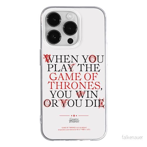 ERT GROUP mobiltelefonfodral för Apple Iphone 14 PRO MAX originalt och officiellt licensierat Game of Thrones mönster 009, fodral tillverkad av TPU plast 5905131930408