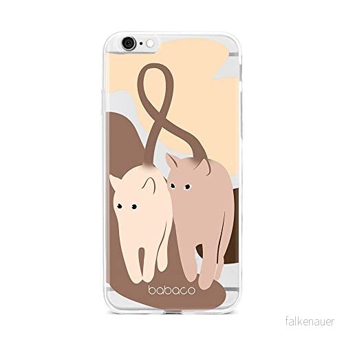 ERT GROUP mobiltelefonfodral för Iphone 6 PLUS originalt och officiellt licensierat Babaco mönster Cats 002 optimalt anpassad till formen på mobiltelefonen, gedeeltelijk transparant 5905131077257