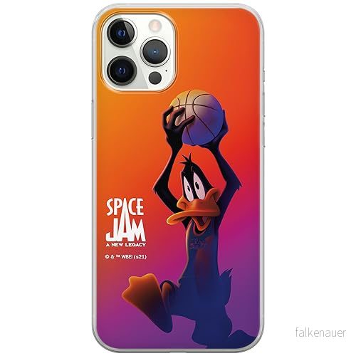 ERT GROUP mobiltelefonfodral för Iphone 12 PRO MAX originalt och officiellt licensierat Looney Tunes mönster Space Jam 012 anpassad till formen på mobiltelefonen, fodral tillverkad av TPU plast 5905511039950