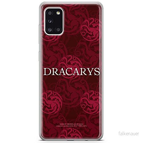 ERT GROUP mobiltelefonfodral för Samsung A31 originalt och officiellt licensierat Game od Thrones mönster of 021 anpassad till formen på mobiltelefonen, fodral tillverkad av TPU plast 5903932695632