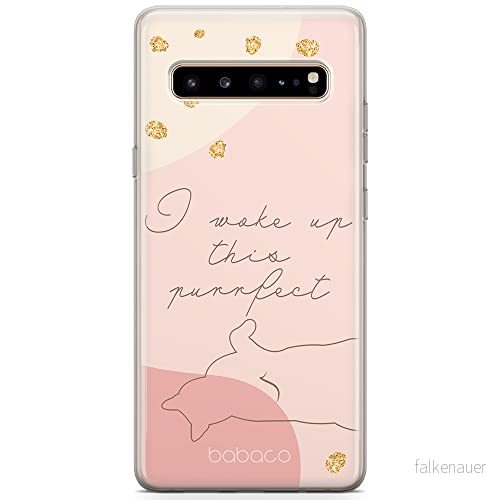 ERT GROUP mobiltelefonfodral för Samsung S10 5G originalt och officiellt licensierat Babaco mönster Cats 008 optimalt anpassad till formen på mobiltelefonen, fodral tillverkad av TPU plast 5905131106278