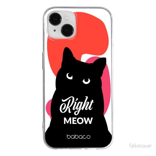 ERT GROUP mobiltelefonfodral för Apple Iphone 14 PLUS originalt och officiellt licensierat Babaco mönster Cats 004 optimalt anpassad till formen på mobiltelefonen, fodral tillverkad av TPU plast 5905131903846