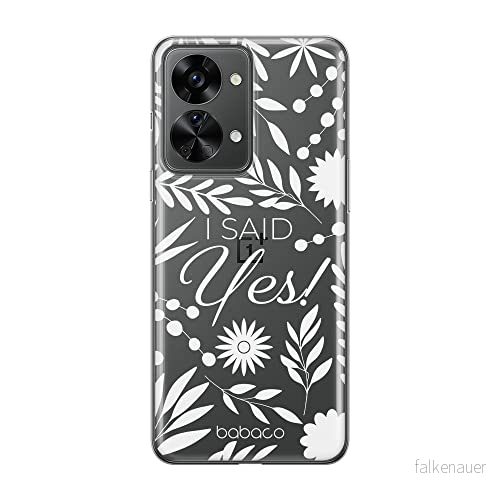 ERT GROUP mobiltelefonfodral för Oneplus NORD 2T 5G originalt och officiellt licensierat Babaco mönster I said Yes! 002 optimalt anpassad till formen på mobiltelefonen, gedeeltelijk transparant 5905511274023