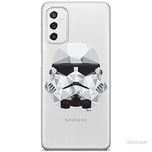 ERT GROUP mobiltelefonfodral för Samsung M52 5G originalt och officiellt licensierat Star Wars mönster Stormtrooper 008 optimalt anpassad till formen på mobiltelefonen, gedeeltelijk transparant 5904805491962
