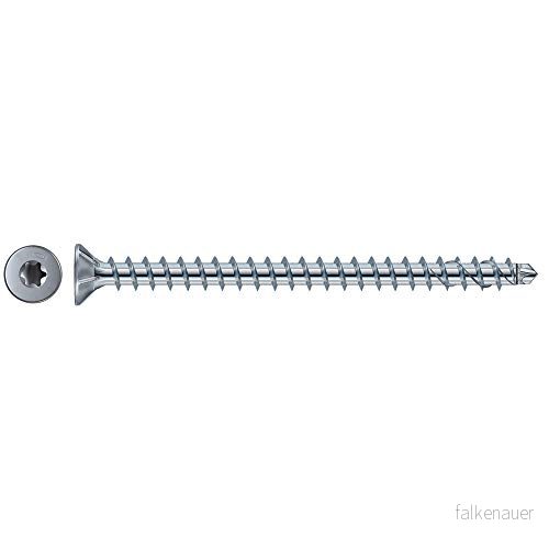 Fischer 659429 set med 50 st Torx försänkta skruvar 10 mm 300 4048962264227