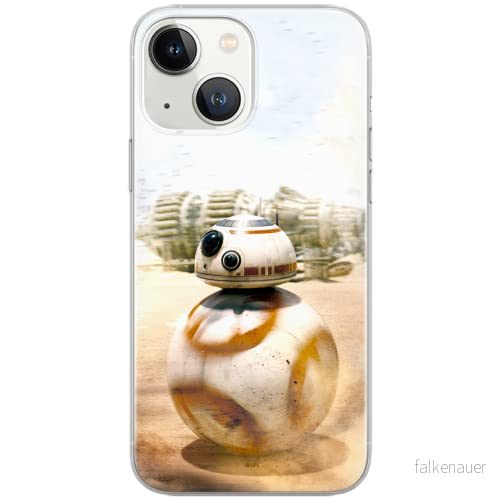 ERT GROUP mobiltelefonfodral för Iphone 13 MINI originalt och officiellt licensierat Star Wars mönster BB 8 001 Vit optimalt anpassad till formen på mobiltelefonen, fodral tillverkad av TPU plast 5903932849387