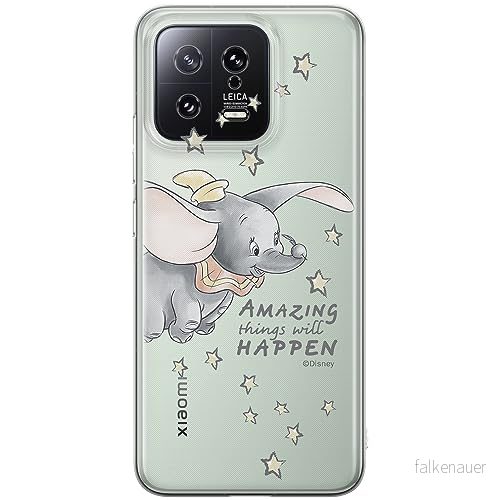 ERT GROUP mobiltelefonfodral för Xiaomi 13 originalt och officiellt licensierat Disney mönster Dumbo 010 optimalt anpassad till formen på mobiltelefonen, gedeeltelijk transparant 5905511911041
