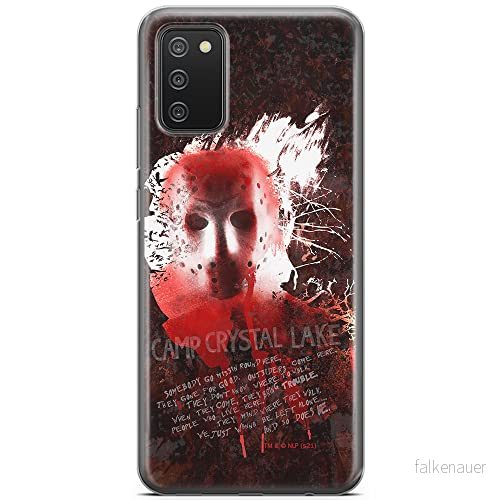 ERT GROUP mobiltelefonfodral för Samsung A02S originalt och officiellt licensierat Horror mönster Friday the 13th 016 optimalt anpassad till formen på mobiltelefonen, fodral tillverkad av TPU plast 5905511117924