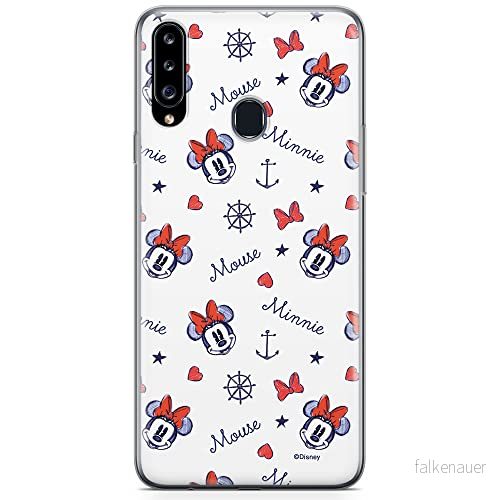 ERT GROUP mobiltelefonfodral för Samsung A20S originalt och officiellt licensierat Disney mönster Minnie 007 optimalt anpassad till formen på mobiltelefonen, fodral tillverkad av TPU plast 5904805436024