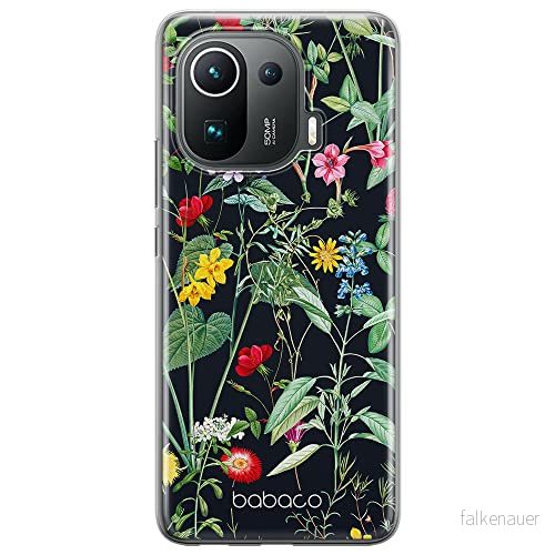 ERT GROUP mobiltelefonfodral för Xiaomi MI 11 PRO originalt och officiellt licensierat Babaco mönster Flowers 041 optimalt anpassad till formen på mobiltelefonen, fodral tillverkad av TPU plast 5905131313393