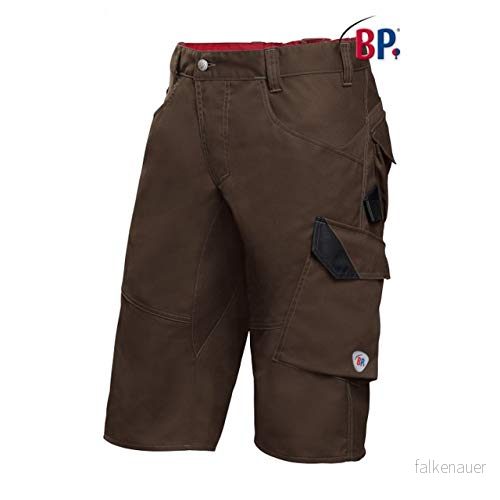 BP 2401 820 5332 52l latzhose, stretch hängslen med klämmor, 320,00 g/m², mörkgrå/svart, 52 l 4055301587480