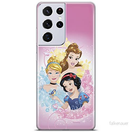 ERT GROUP mobiltelefonfodral för Samsung S21 ULTRA originalt och officiellt licensierat Disney mönster Princess 005 optimalt anpassad till formen på mobiltelefonen, fodral tillverkad av TPU plast 5903932393736