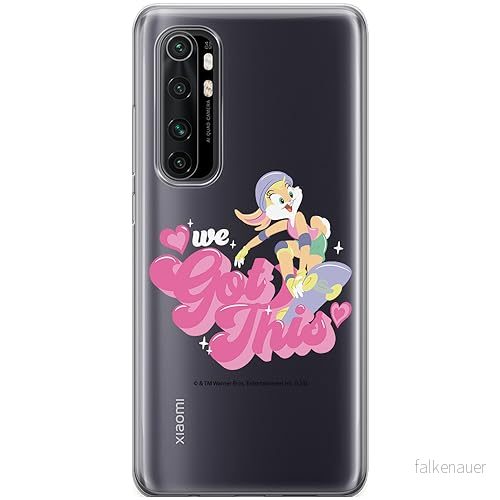 ERT GROUP mobiltelefonfodral för Xiaomi MI NOTE 10 Lite originalt och officiellt licensierat Looney Tunes mönster Lola 004 optimalt anpassad till formen på mobiltelefonen, gedeeltelijk transparant 5905795065386