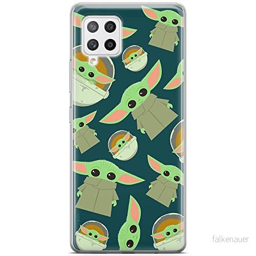 ERT GROUP mobiltelefonfodral för Samsung A42 5G originalt och officiellt licensierat Star Wars mönster Baby Yoda 006 optimalt anpassad till formen på mobiltelefonen, fodral tillverkad av TPU plast 5903040250341