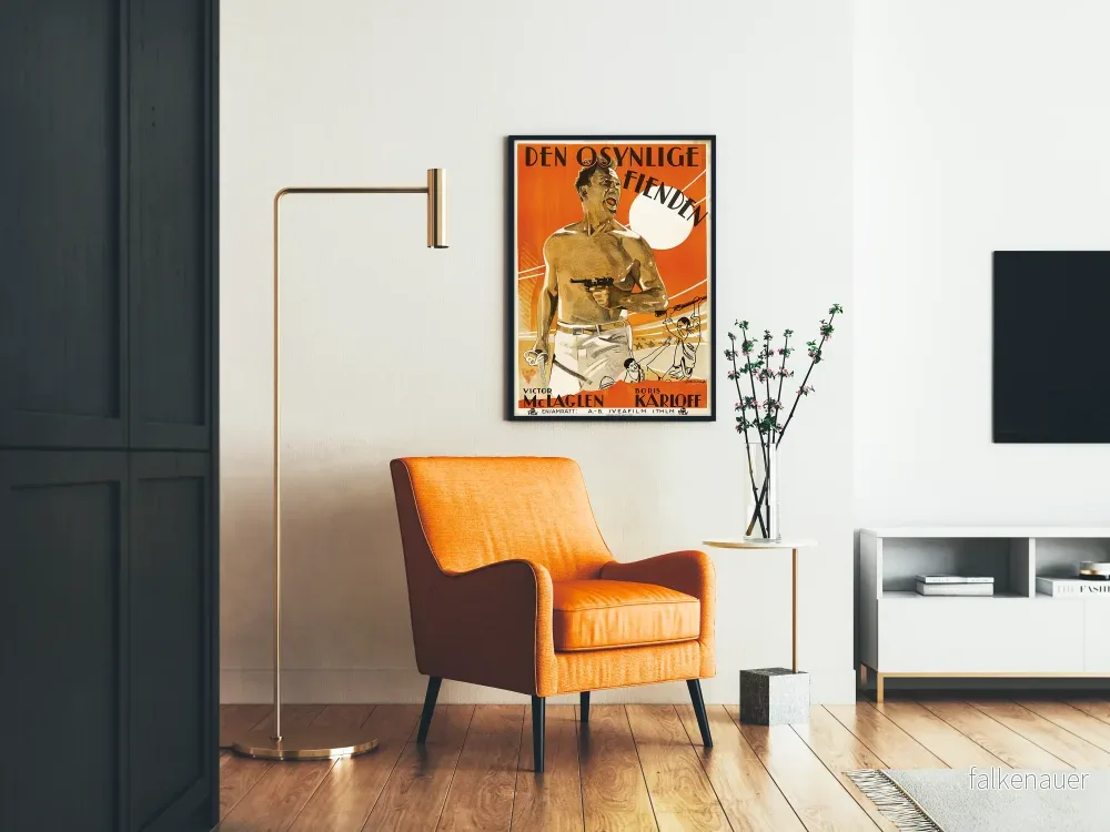 Vintageposter The Lost Patrol - retrostil och konstnärlig väggdekoration - Bild 2
