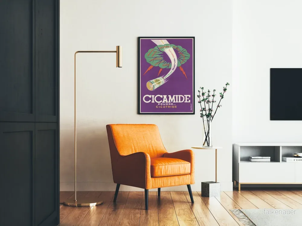 Vintageposter Cicamide Sårhelande puder - Bild 2