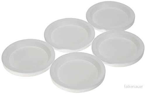 Weck Plastlock Ø 80 mm vit 5 stycken 4011162090460