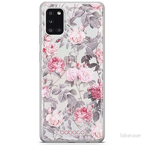 ERT GROUP mobiltelefonfodral för Samsung A31 originalt och officiellt licensierat Babaco mönster Flowers 054 optimalt anpassad till formen på mobiltelefonen, gedeeltelijk transparant 5905131354075