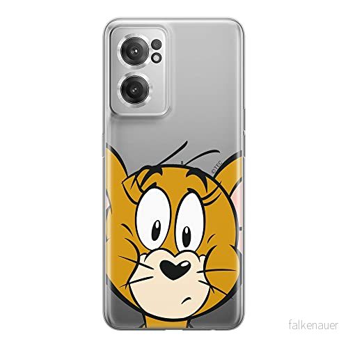 ERT GROUP mobiltelefonfodral för Oneplus NORD CE 2 originalt och officiellt licensierat Tom & Jerry mönster 002 optimalt anpassad till formen på mobiltelefonen, gedeeltelijk transparant 5905511285685