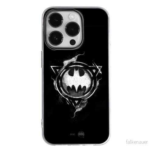 ERT GROUP mobiltelefonfodral för Apple Iphone 14 PRO originalt och officiellt licensierat DC mönster Batman 013 optimalt anpassad till formen på mobiltelefonen, fodral tillverkad av TPU plast 5905131912107