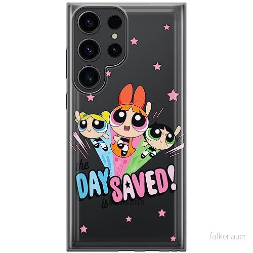 ERT GROUP mobiltelefonfodral för Samsung S23 ULTRA originalt och officiellt licensierat The Powerpuff Girls mönster 031, gedeeltelijk transparant 5905511976569