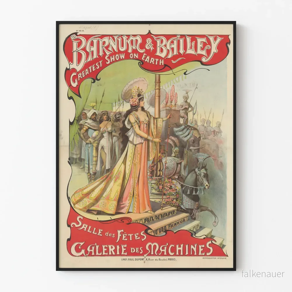 Vintageposter Barnum & Bailey Greatest Show on Earth