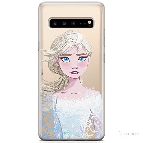 ERT GROUP Mobiltelefonskal för Samsung S10 5G original och officiellt licensierat Disney mönster Frozen 2 014 optimalt anpassat till mobiltelefonens form, delvis transparent 5904805498640
