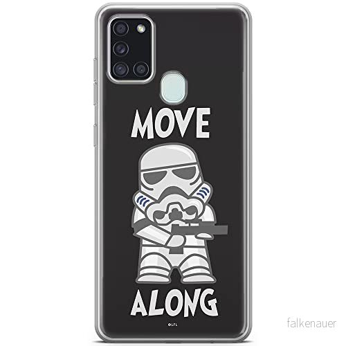 ERT GROUP mobiltelefonfodral för Samsung A21s originalt och officiellt licensierat Star Wars mönster Stormtrooper 002 optimalt anpassad till formen på mobiltelefonen, fodral tillverkad av TPU plast 5903040262153
