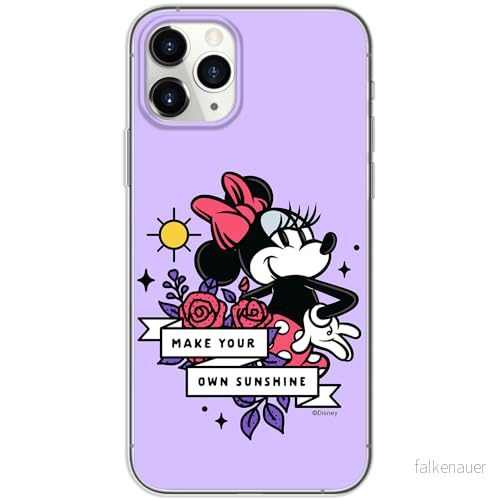 ERT GROUP mobiltelefonfodral för Iphone 11 PRO originalt och officiellt licensierat Disney mönster Minnie 073 optimalt anpassad till formen på mobiltelefonen, fodral tillverkad av TPU plast 5905795025267