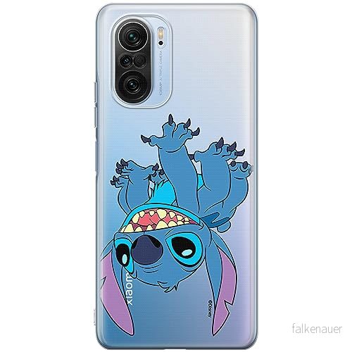 ERT GROUP mobiltelefonfodral för Xiaomi MI 11i/ REDMI K40/K40 PRO/POCO F3/ F3 PRO originalt och officiellt licensierat Disney mönster Stitch 013, gedeeltelijk transparant 5905511888855