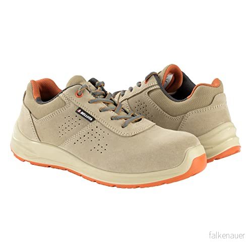 Bellota FTW0243BS1P säkerhetssko Flex Dust S1P för män och kvinnor, Byggskor Unisex Vuxen, 43 EU, Beige, EU 8414299689662